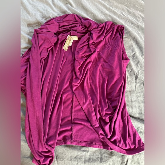 Pennington’s 1x purple bolero shrug. Perfect for fall. - Picture 3 of 9